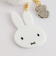 ミッフィー miffy ファー付きアクリルキーホルダー ホワイト