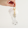 ミッフィー miffy ファー付きアクリルキーホルダー ホワイト