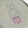 ミッフィー miffy 丸型ポーチ グレー