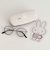 ミッフィー miffy メガネケース＆クロスセット ベージュ