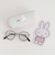 ミッフィー miffy メガネケース＆クロスセット グレー