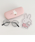 ミッフィー miffy メガネケース＆クロスセット コーラル