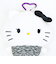 サンリオ ハローキティ ゼブラ もちぬいポーチ Sanrio
