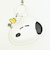 スヌーピー ウッドストック PUレザーストラップ キーホルダー スマホ SNOOPY