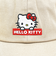 サンリオ ハローキティ キッズキャンプ ベージュ 帽子 Sanrio