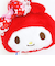 サンリオ マイメロディ 桜着物 フェイスタグマスコット レッド Sanrio