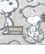 スヌーピー ウォームグレー  どっとポーチ SNOOPY
