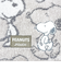 スヌーピー ウォームグレー  どっとポーチ SNOOPY