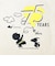 スヌーピー トートバッグ 帆布トートバッグ ロゴ PEANUTS 75th SNOOPY