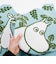 ムーミン トイレタリー2点セット (トイレマット・蓋カバーセット) インザリーフ MOOMIN