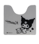 サンリオ クロミ 透明トイレマット モノクロあるき Sanrio