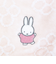 ミッフィー miffy どっとポーチ オーガニックコットン ピンク