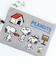 スヌーピー オール 刺繍パスポーチ グレー SNOOPY