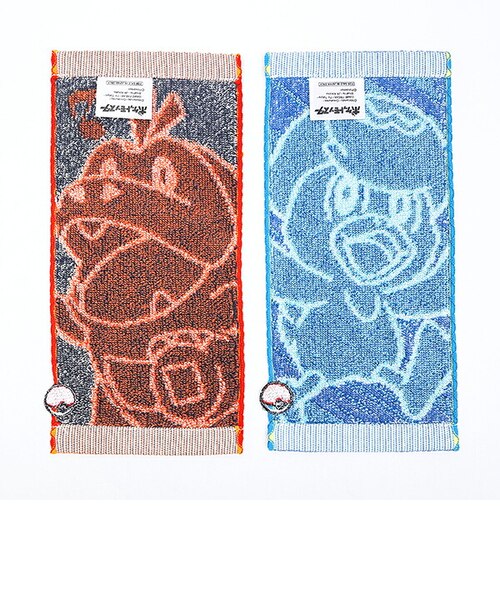 ポケットモンスター ホゲータ×クワッス ハーフ タオルハンカチ(2枚入り