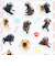 THE DOG ラブラドルレトリバー ぷくぷくジェリーシール 立体シール 犬 文具