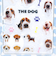 THE DOG ビーグル ぷくぷくジェリーシール 立体シール 犬 文具