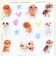 THE DOG スコティッシュフォールド ぷくぷくジェリーシール 立体シール 猫 文具