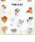 THE DOG スコティッシュフォールド ぷくぷくジェリーシール 立体シール 猫 文具