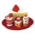 デコレ(DECOLE) コンコンブル 洋菓子コンブルジャンボないちごフェア いちご猫だるまのショートケーキ フィギュア 置物