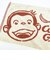 おさるのジョージ ミニタオルバスマット スマイリー アイボリー