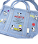スヌーピー 刺繍2WAYショルダーバッグ サックス ROOTOTE ルートート SNOOPY