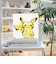 ポケットモンスター ピカチュウ アートパネル 筆書き インテリア ポケモン 日本製