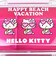 サンリオ 日焼けキティ 4点ロックランチボックス 日本製 Sanrio