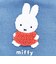 ミッフィー miffy ボックスポーチ ブルー カラフルサガラ