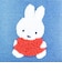 ミッフィー miffy ミニポーチ ブルー カラフルサガラ