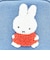 ミッフィー miffy Wファスナーポーチ ブルー カラフルサガラ