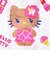 サンリオ 日焼けキティ エコバッグ(S) ドット ホワイト Sanrio