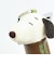 スヌーピー カナビラ付きミニシリンダー （モカ） SNOOPY