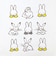 ミッフィー miffy 鳥獣戯画 トートバッグ (わいわいガヤガヤ)