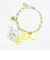 ほわころくらぶ パールチェーンの2WAYチャーム＆ブレスレット イエロー アクセサリー