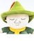 ムーミン スナフキン モチハグ座り抱きまくら(S) ぬいぐるみ MOOMIN