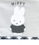 ミッフィー miffy ボックスポーチ グレー ダイアゴナルチェック