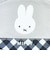 ミッフィー miffy ティッシュポーチ グレー ダイアゴナルチェック