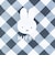 ミッフィー miffy エコバッグ グレー ダイアゴナルチェック