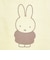ミッフィー miffy 刺繍ミニトートバッグ ベージュ