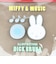 ミッフィー miffy ミュージック PVCフラットポーチ MIFFY＆MUSICシリーズ
