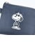 スヌーピー ジョークール ウォレット 財布 正面 モノトーン SNOOPY