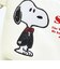 スヌーピー スヌーピー ミニ船形ポーチ アップリケ SNOOPY