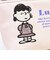 スヌーピー ルーシー ミニ船形ポーチ アップリケ SNOOPY