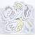 ほわころくらぶ × サンリキャラクターズ フレークシール 文具 Sanrio 日本製