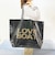 LOVEBOAT(ラブボート) ショッピングトートバッグ ブラック×レオパード