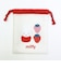 ミッフィー miffy 3P巾着 アイボリー STRAWBERRY&TULIP
