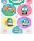 サンリオ ハンギョドン 蛍光レトロシール ポップ 文具 Sanrio 日本製