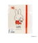 ミッフィー miffy バンド付き A4クリアホルダー (6P) レッド ブルーナ・カラーシリーズ クリアファイル 文具