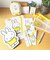 ミッフィー miffy バンド付き A4クリアホルダー (6P) イエロー ブルーナ・カラーシリーズ クリアファイル 文具
