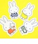 ミッフィー miffy マウスパッド レッド ブルーナ・カラーシリーズ 文具
